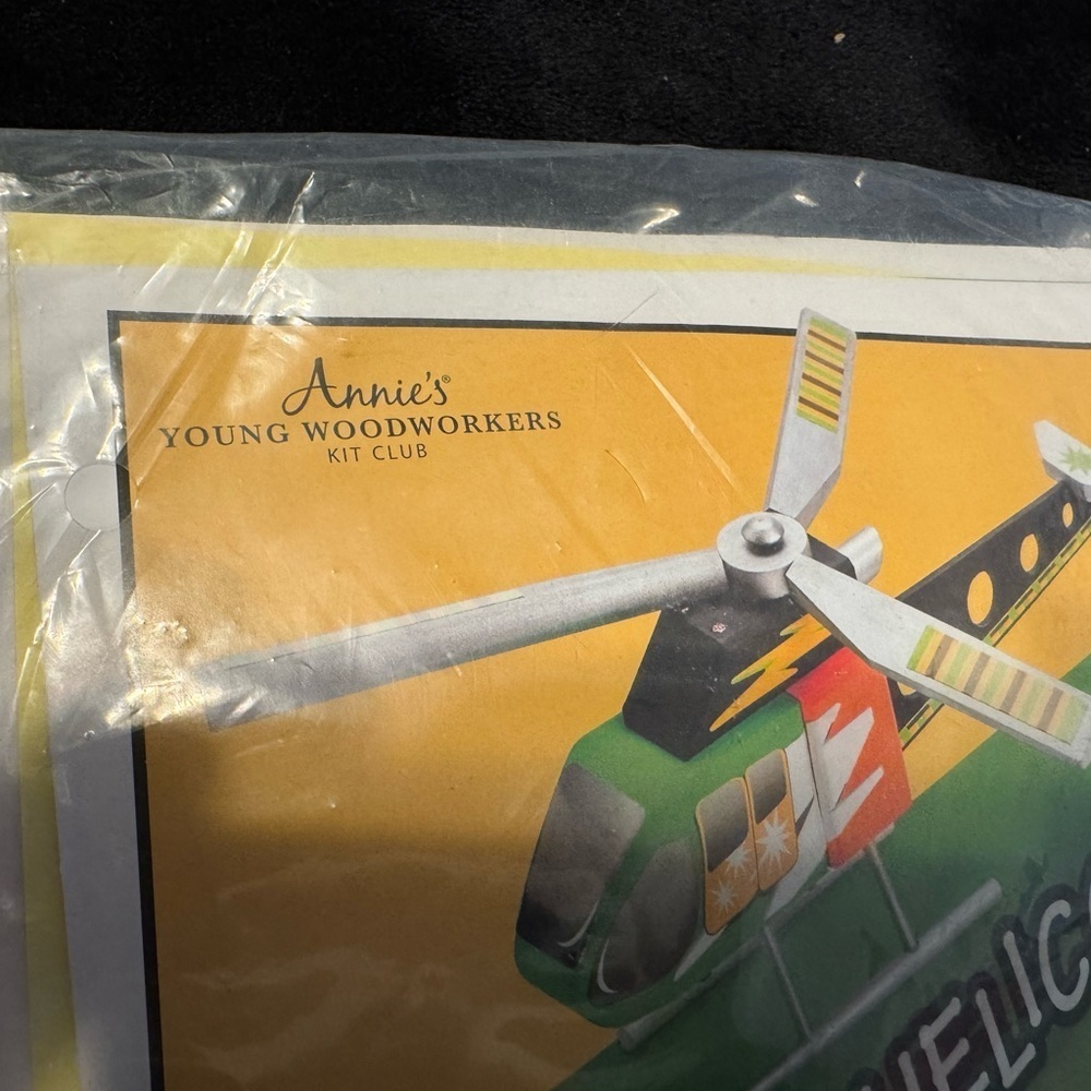 Annie's Green and Yellow Toy Helicopter Kit -NEW! - Picture 3 of 7